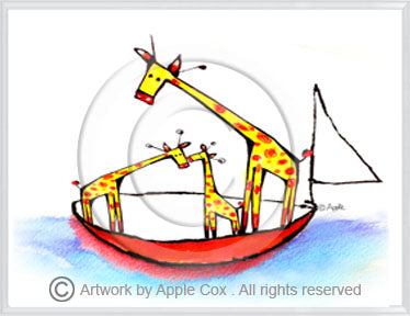 3giraffsonboat