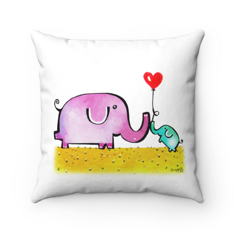Spun Polyester Square Pillow Case - You are Loved