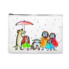 Accessory Pouch -Dogs with raincoat