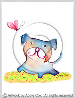 cutedogwithbutterfly