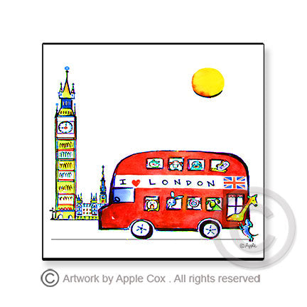 london bus drawings