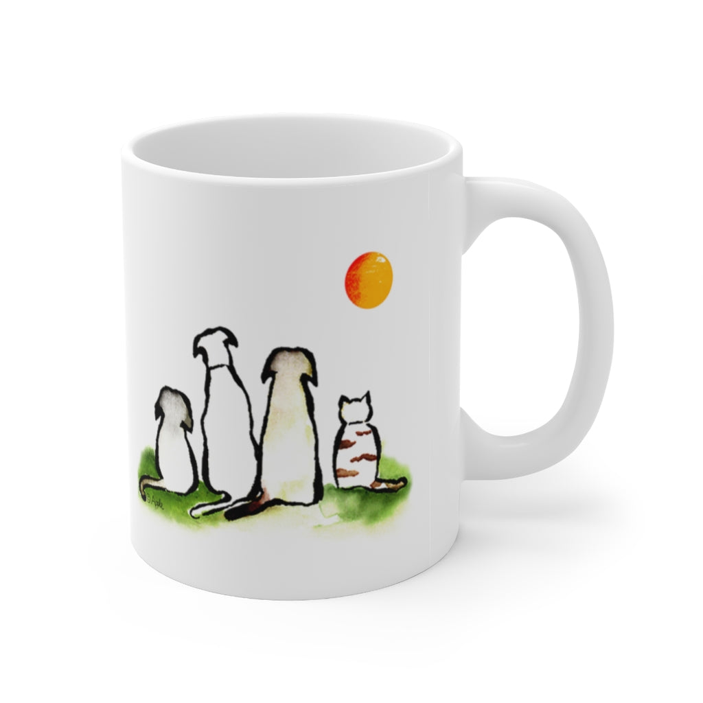 Ceramic Mug 11oz- We are here